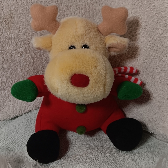 Cute vintage reindeer plush - Picture 1 of 6